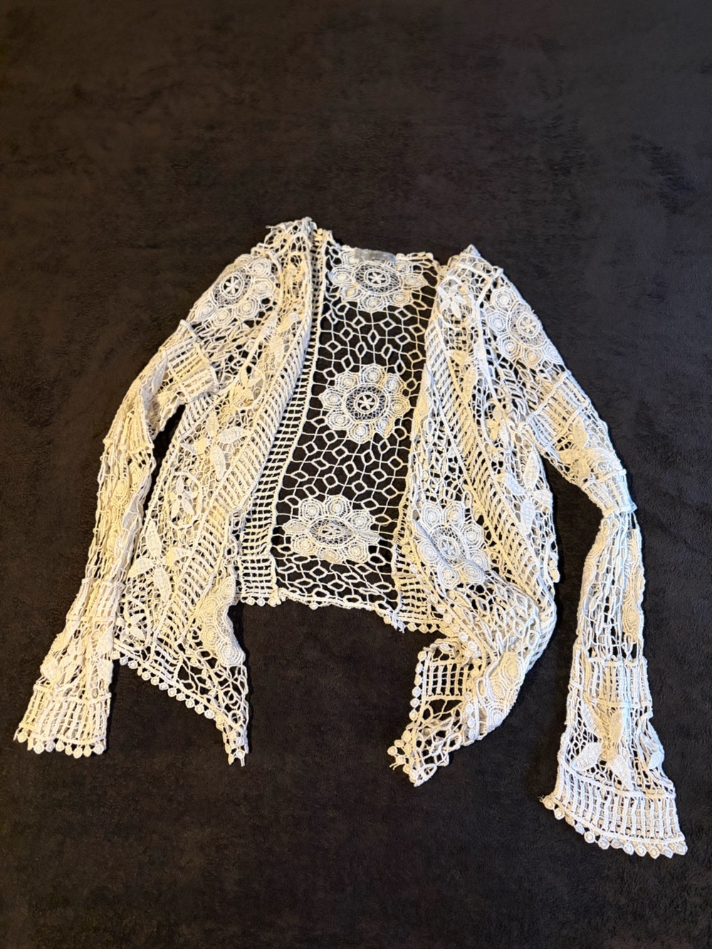 ISSI Cream Lace Cover Up